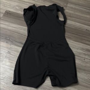 Black Sleeveless Romper